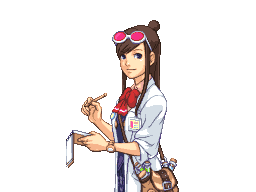 [id: a gif of ema skye holding up a pencil and notebook. clicking on this gif will take you back to the last page. end id]